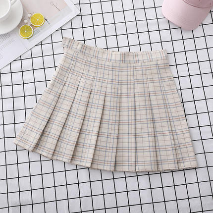 Plaid pleated skirt PL50510