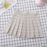 Plaid pleated skirt PL50510