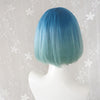 Blue-green gradient wig PL20661