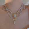 Bow Pearl Necklace PL51847