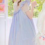 Cute colorful suspender skirt PL51412