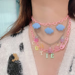 Colorful and Cute Letter Necklace PL51377