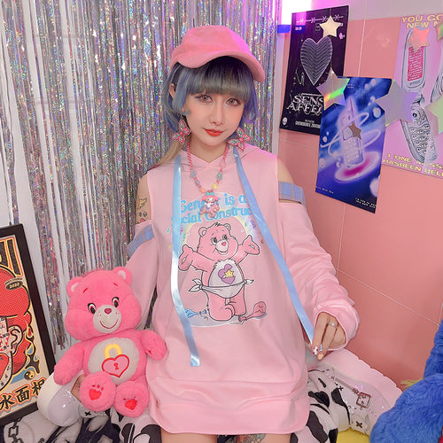 Pink Cartoon Hoodie  PL52716