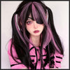 Pink black wig PL51900