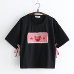 Strawberry tie t-shirt  PL20362