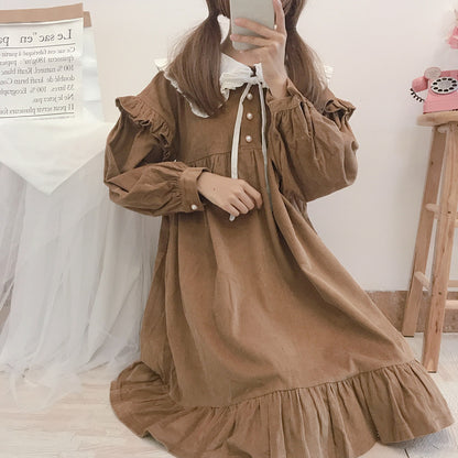 Lolita Khaki Dress  PL52615