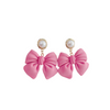 Loved pink bow earrings PL51901