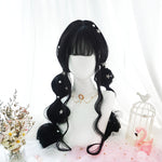 Lolita Natural Black Long Curly Wig  PL52542