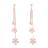 Pink cherry blossom earrings   PL50814