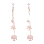 Pink cherry blossom earrings   PL50814