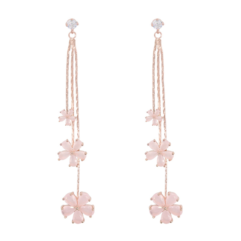 Pink cherry blossom earrings   PL50814