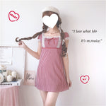 Pink Check Dress PL50410