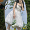 Sweet and lovely white dress PL51454