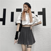 Harajuku Grey Pleated Skirt  PL52435