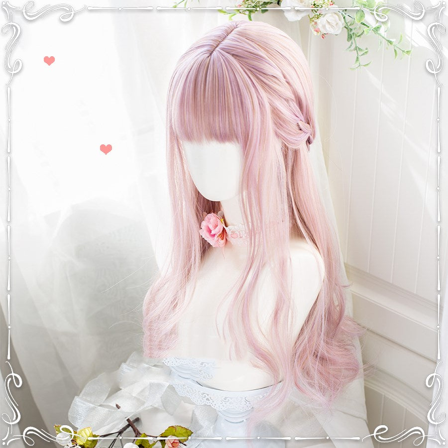 Lolita pink purple wig PL51611