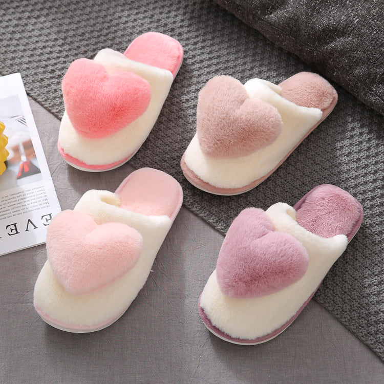 Love plush warm slippers PL21244