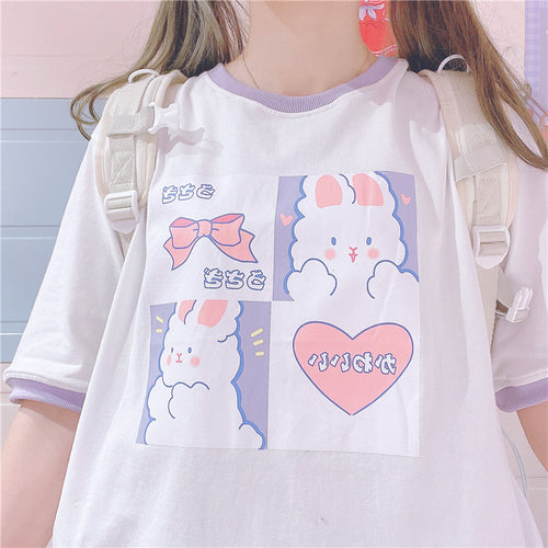 Cute cartoon print short sleeve PL51170