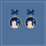 Lolita Rabbit Cat Stud Earrings  PL52558