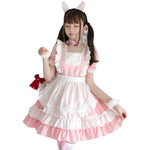 lolita pink maid uniform PL52359