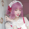 Lolita purple short curly wig PL51988