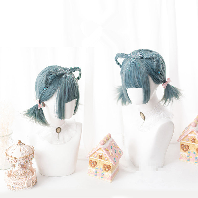 Lolita blue-gray wig PL20298