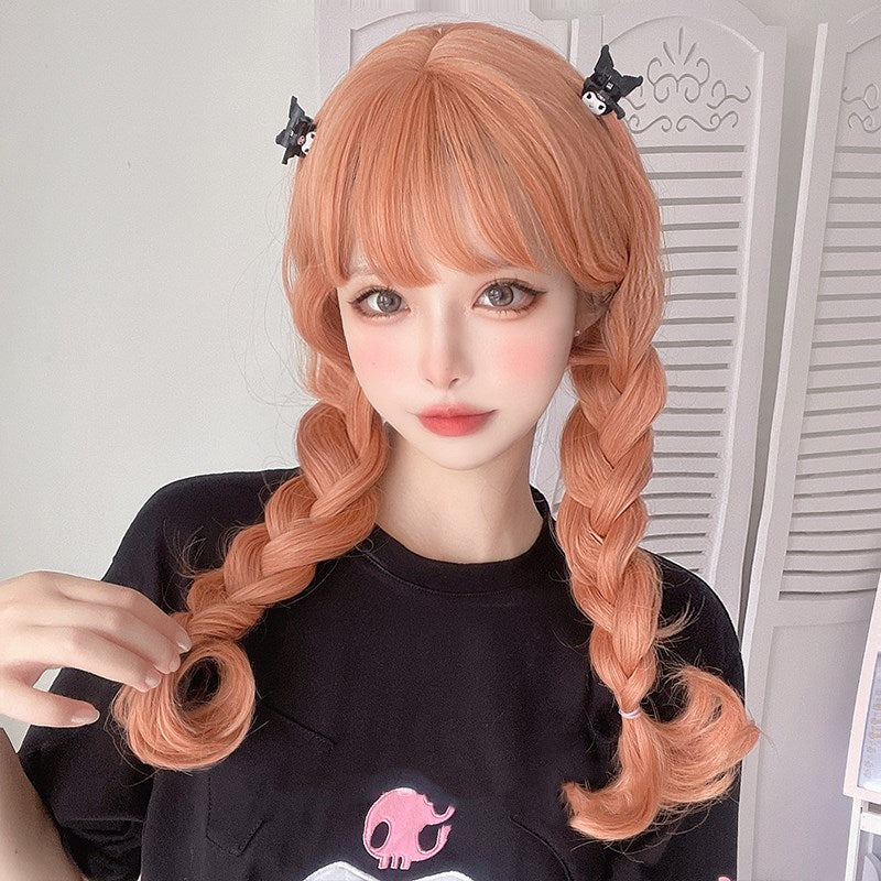 Lolita Long Curly Orange Wig PL51856