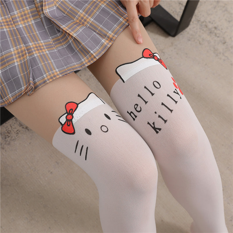 Lolita stitching socks PL20572