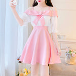 Bowknot suspender dress PL51524