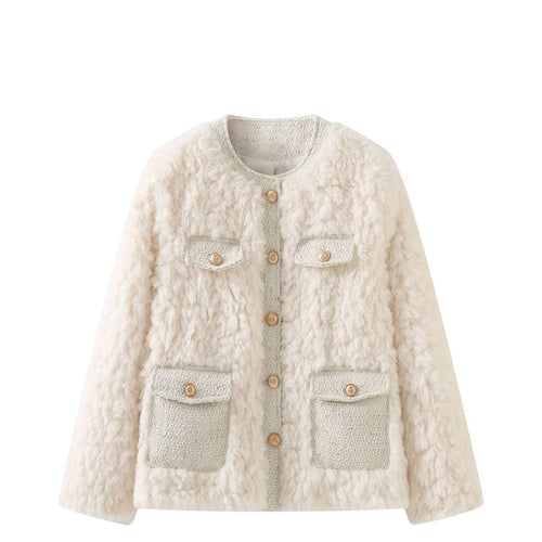 Off-White Plush Coat  PL52652