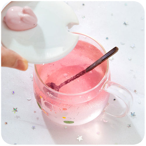 Cute drinking glass PL50007