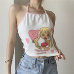 Cute cartoon vest PL50454