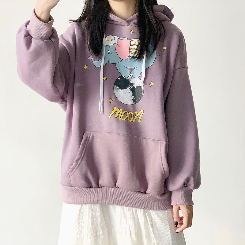 Pastelloves Elephant Print Sweatshirt PL21100