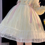 Lovely Tie transparent apron PL52035