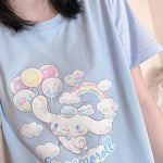 cute cartoon print short sleeve  PL52235