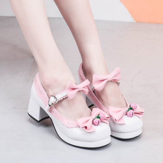 Lovely Lolita Strawberry Bell Shoes PL51408