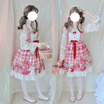 Strawberry Bear Sling Dress PL50969