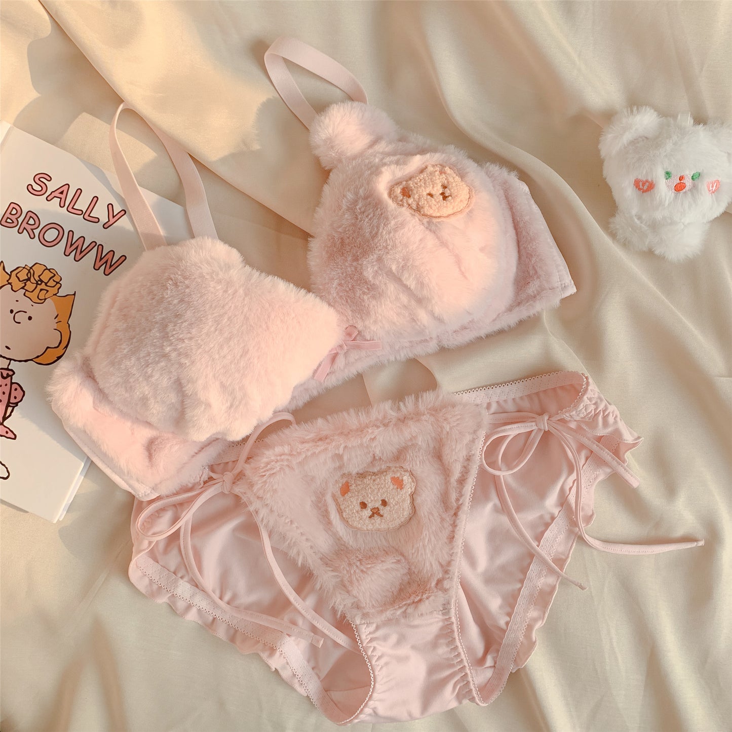 Cartoon plush underwear set PL52135