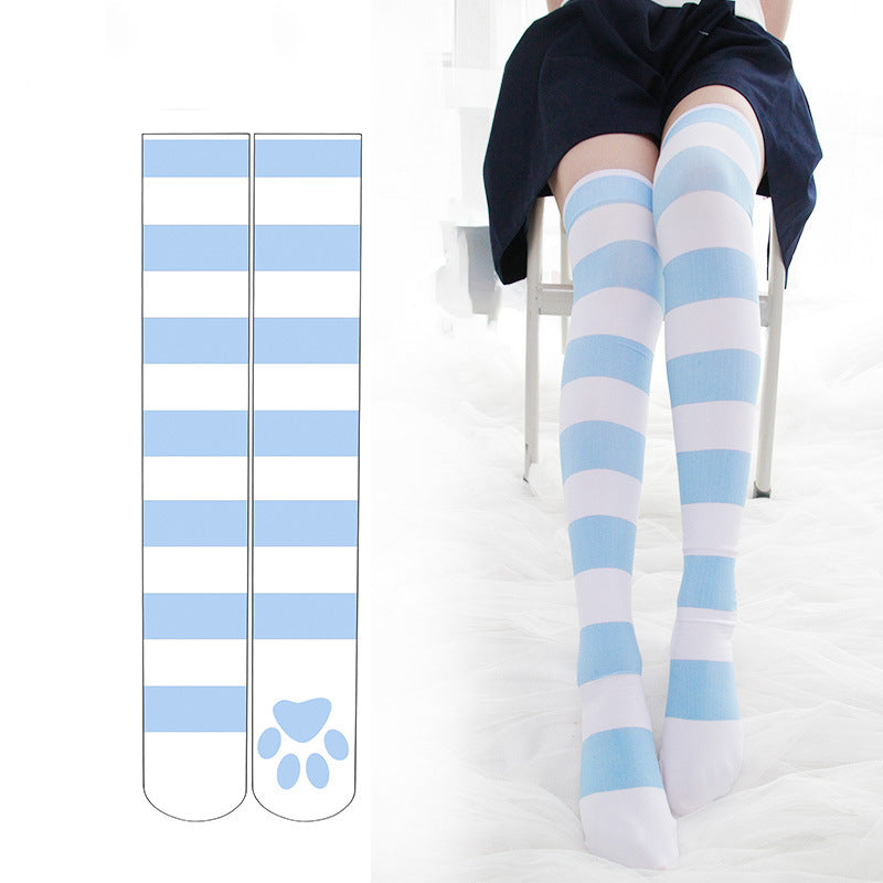 Lolita striped over-the-knee socks PL51361