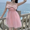 Bowknot sling dress PL51684