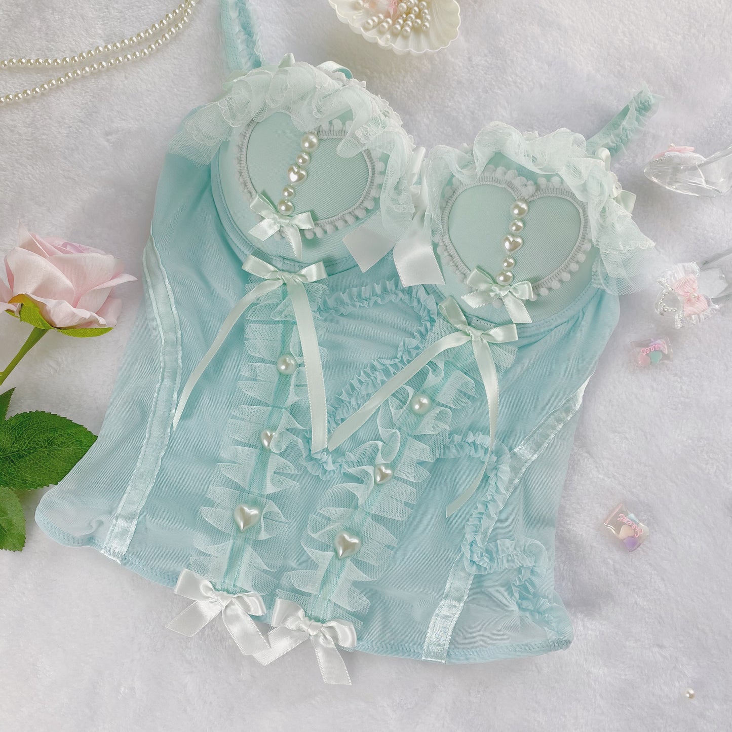 Cute lace top PL50901