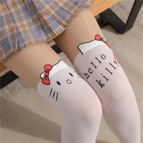 Lolita stitching socks PL20572