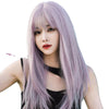 Harajuku Purple Long Straight Wig PL51311