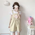 Cute bear overalls PL51486