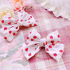 Strawberry Bow Hair Clip (2 pair)  PL52566