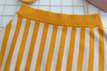 Yellow Striped  Skirt  PL52507