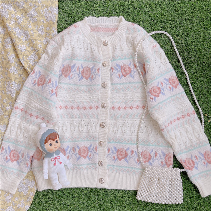 Cute knitted cardigan PL51982