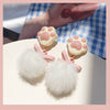 Cute cat claw earrings PL51970