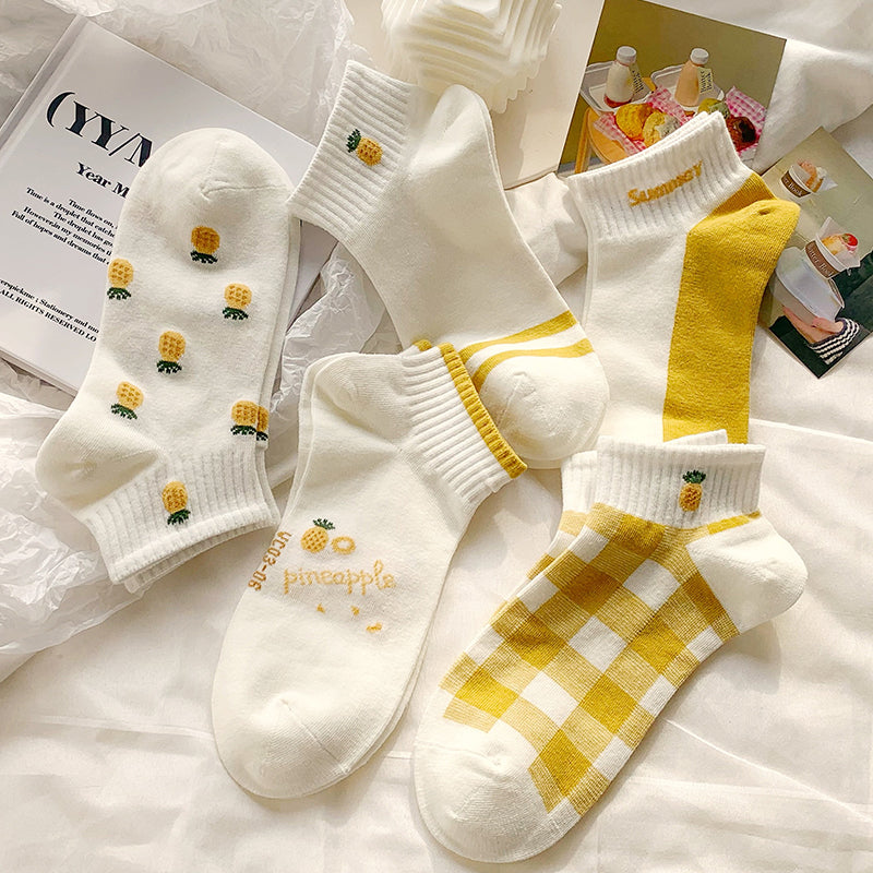 Cute Fruit Socks (5 pairs) PL10347