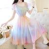 Sweet rainbow dress PL20526