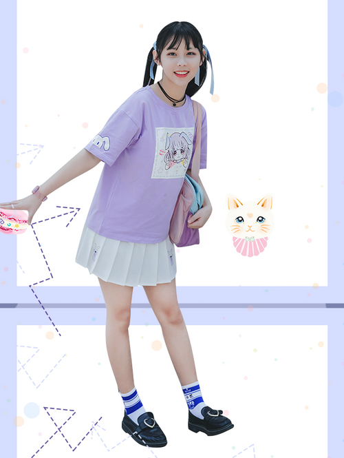 Fantasy Girl Series T-Shirt +Skirt PL10175